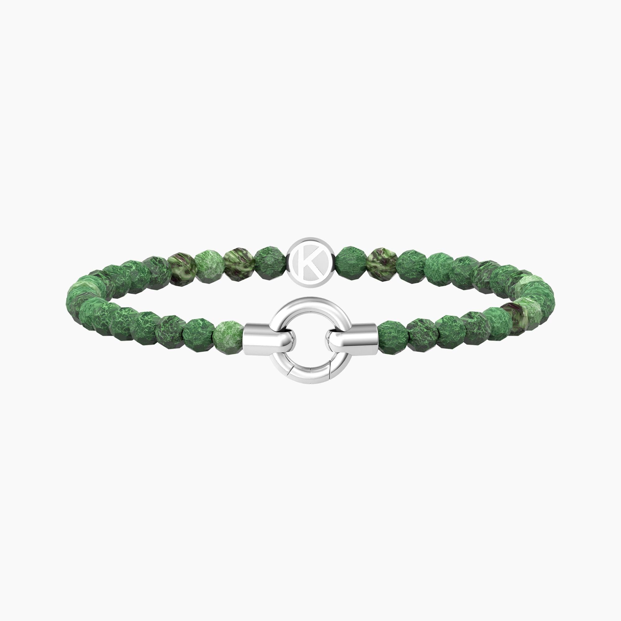 Bracciale Kidult by you con agata verde