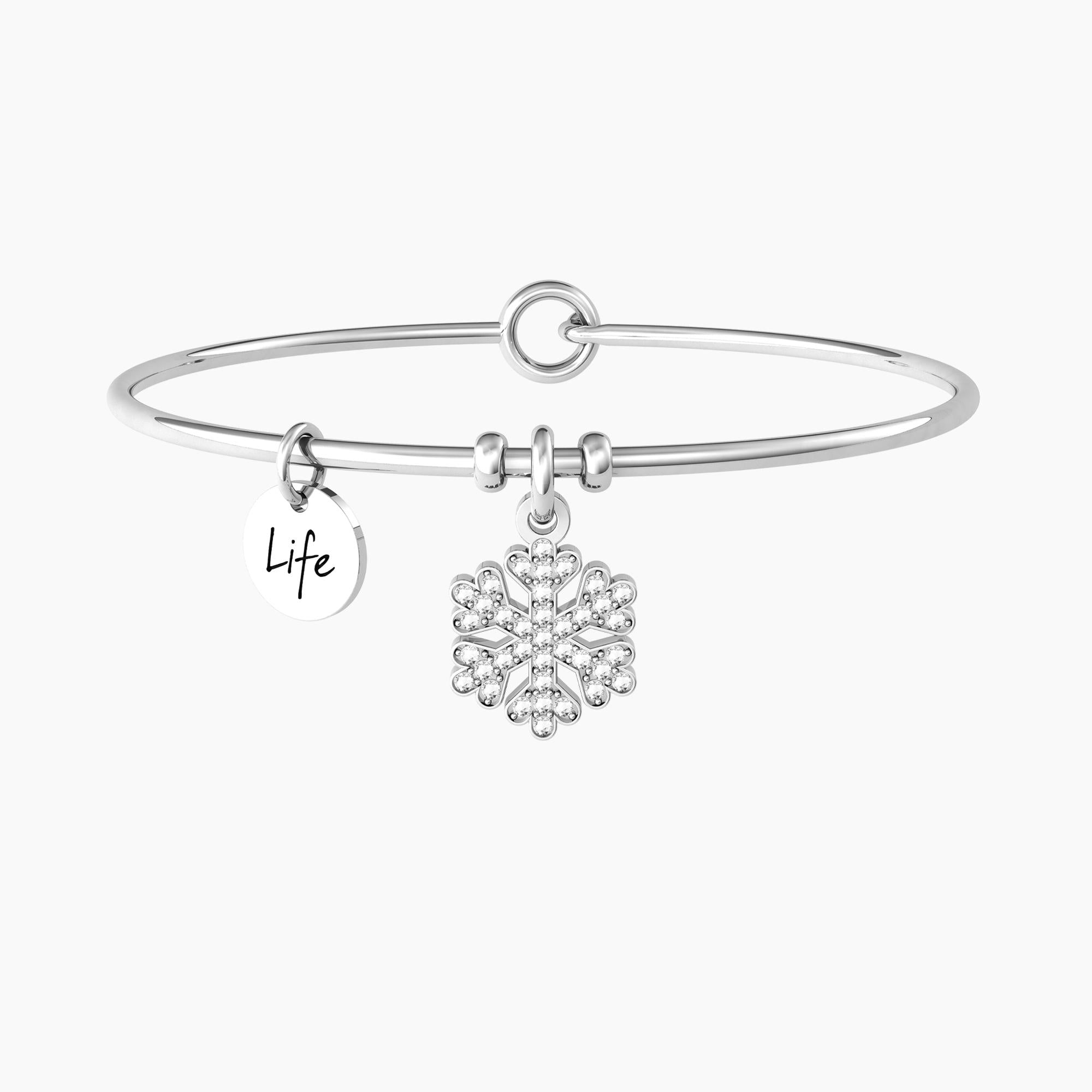Bracciale Kidult Symbols Fiocco di neve