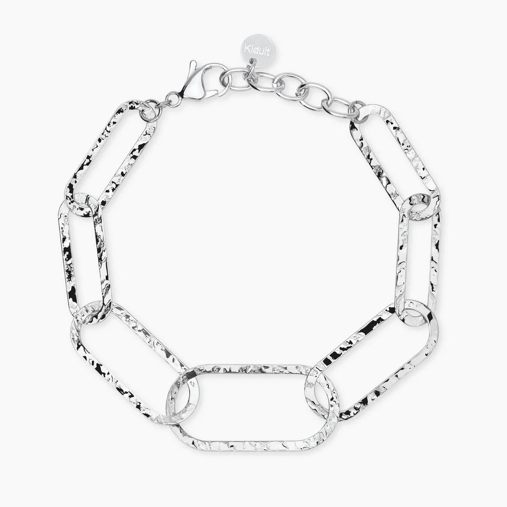 Bracciale Kidult Style con maglie martellate