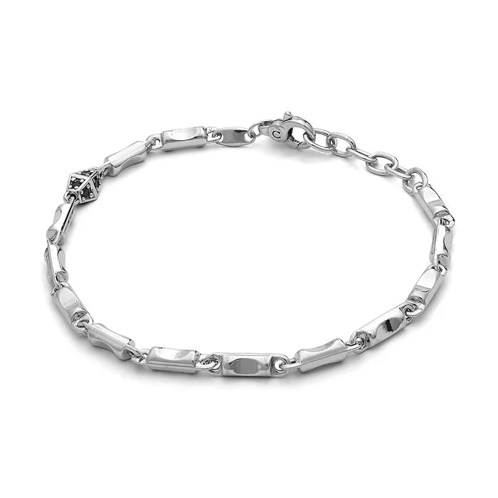 Bracciale Comete in argento e zirconi
