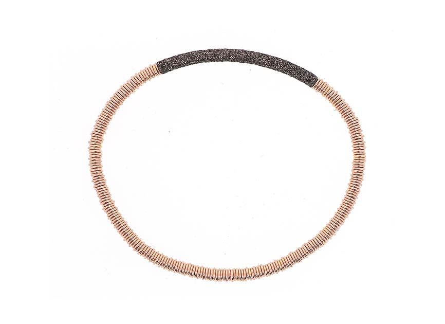 Bracciale Pesavento Polvere di Sogni in argento laminato rosa