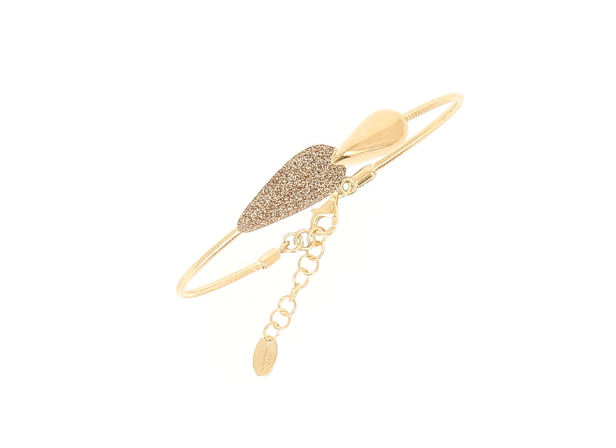 Bracciale Pesavento Polvere di Sogni in argento laminato giallo