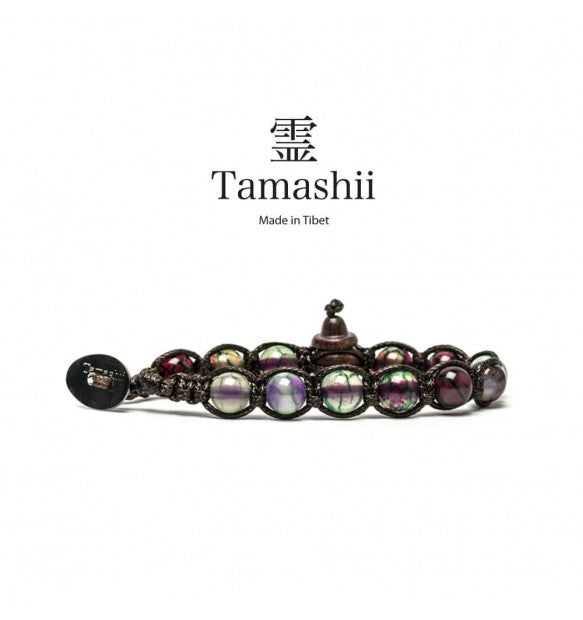 Bracciale Tamashii Agata ciliegia nera