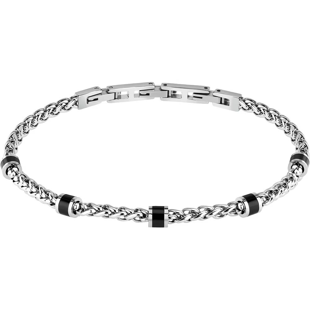 Bracciale Sector Premium con cilindri neri