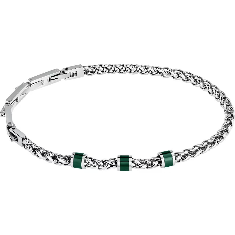 Bracciale Sector Premium con cilindri verdi