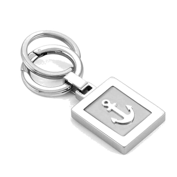 Portachiavi Nomination in acciaio con ancora