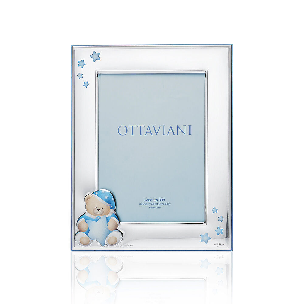 Cornice Ottaviani 9x13 con orsetto celeste