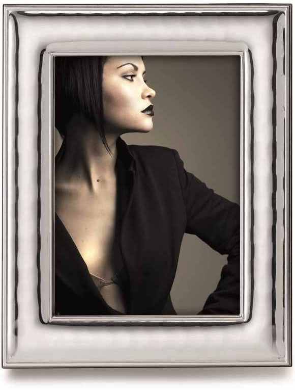 Cornice Greggio 9x13 in legno laminato argento