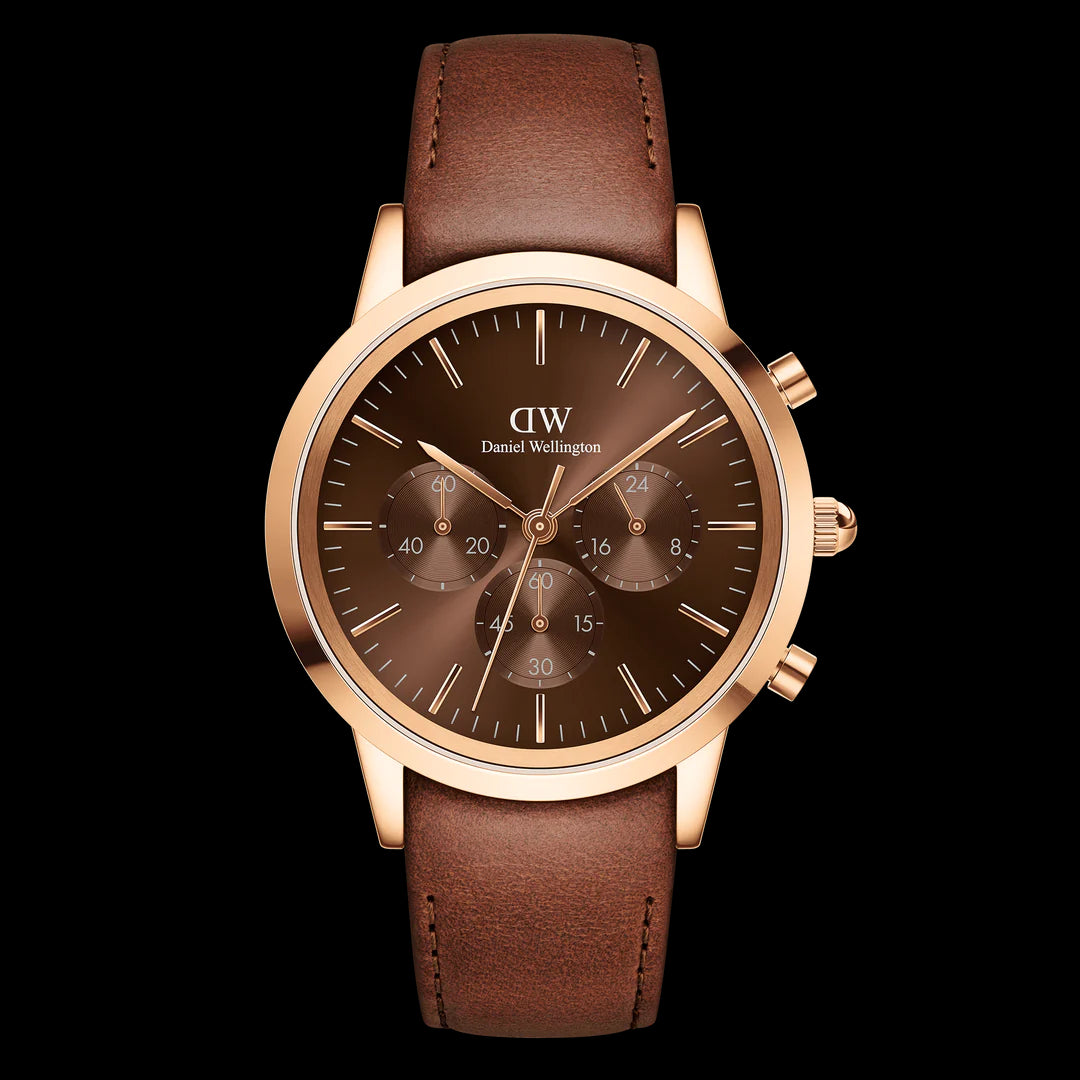 Orologio Daniel Wellington Chronograph St Mawes Amber RG