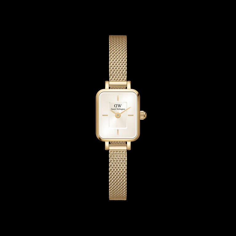 Orologio Daniel Wellington Quadro Mini Evergold Gold Champagne