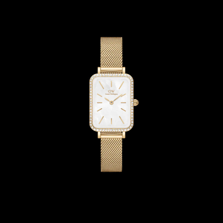 Orologio Daniel Wellington Quadro Lumine Bezel Evergold Mop