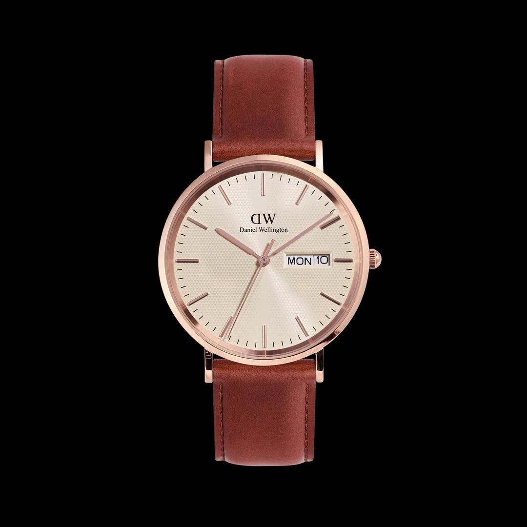 Orologio Daniel Wellington Classic Day Display St Mawes Rose Gold Champagne