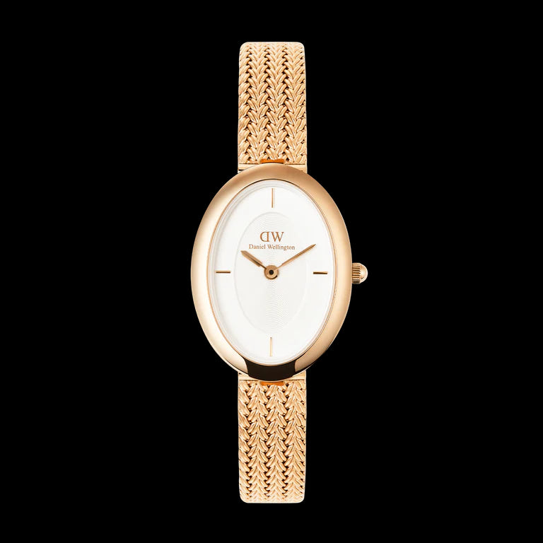 Orologio Daniel Wellington Juliette Braided Mesh White Sunray Rose Gold