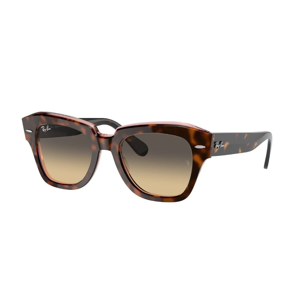 Occhiali da sole Ray-Ban 0RB2186 havana su rosa trasparente