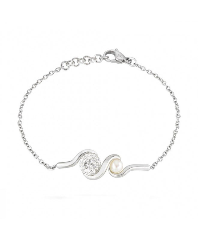 Bracciale Morellato con zirconi e perla