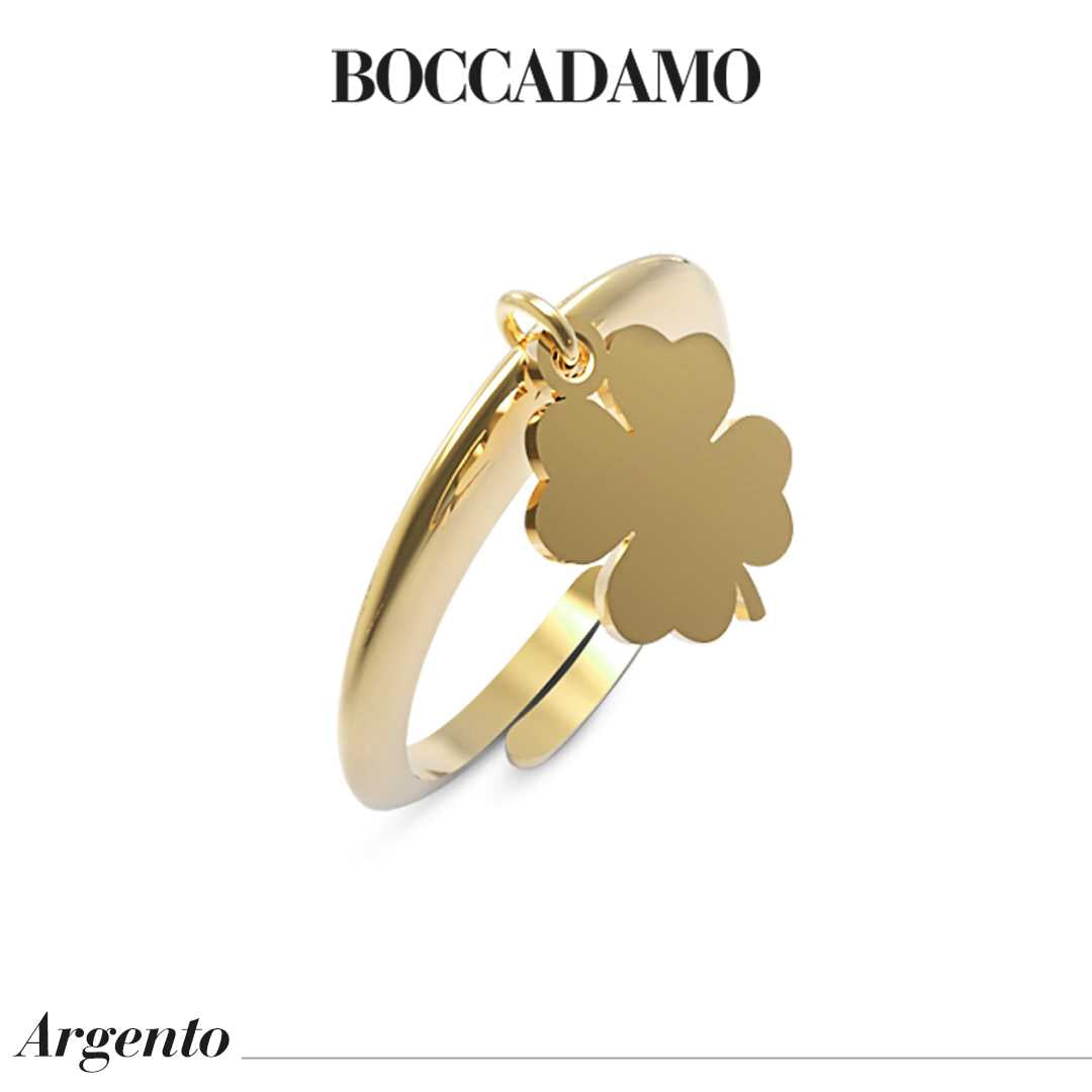 Anello Boccadamo in argento laminato