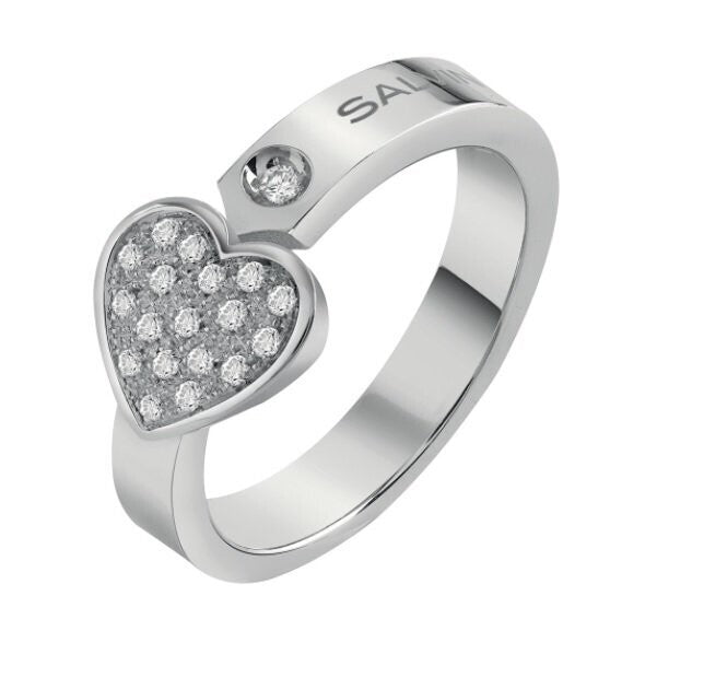 Anello Salvini I Segni in oro bianco con diamanti