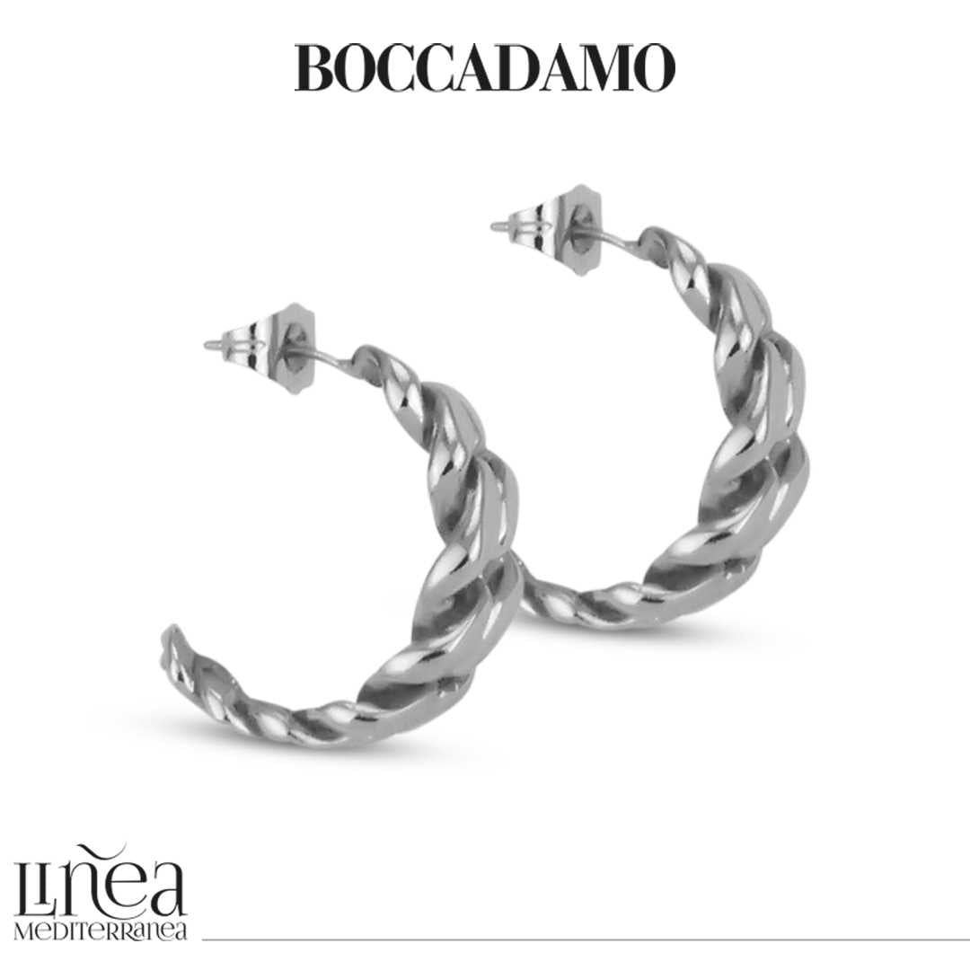 Orecchini Boccadamo in bronzo rosa