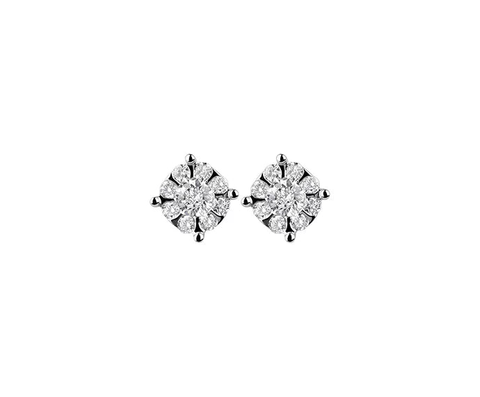 Orecchini Salvini Daphne in oro bianco con diamanti
