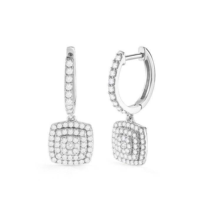 Orecchini Salvini Bagliori in oro bianco con diamanti