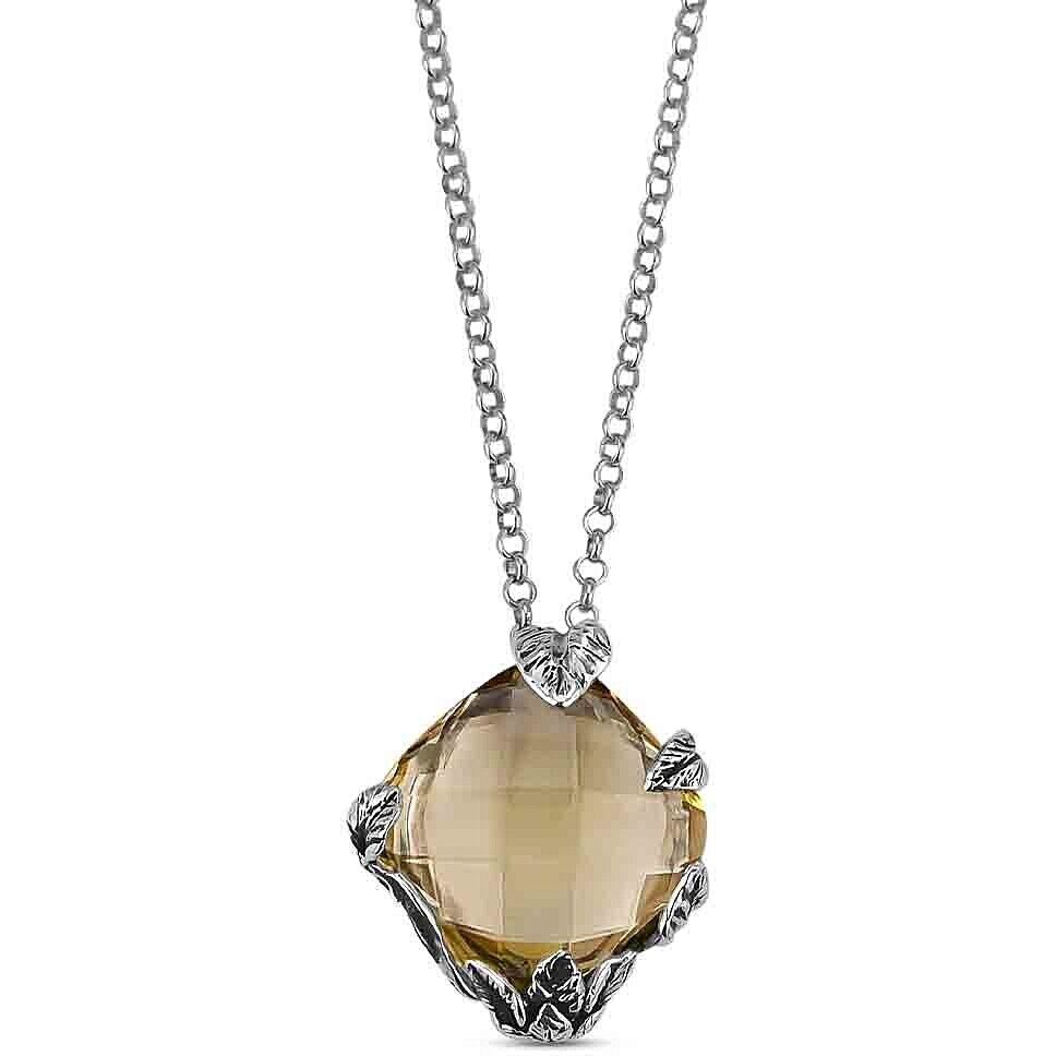 Collana Boccadamo Pendente Cristallo Color Topazio