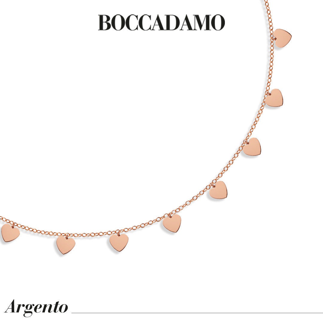 Collana Boccadamo in argento laminato rosa