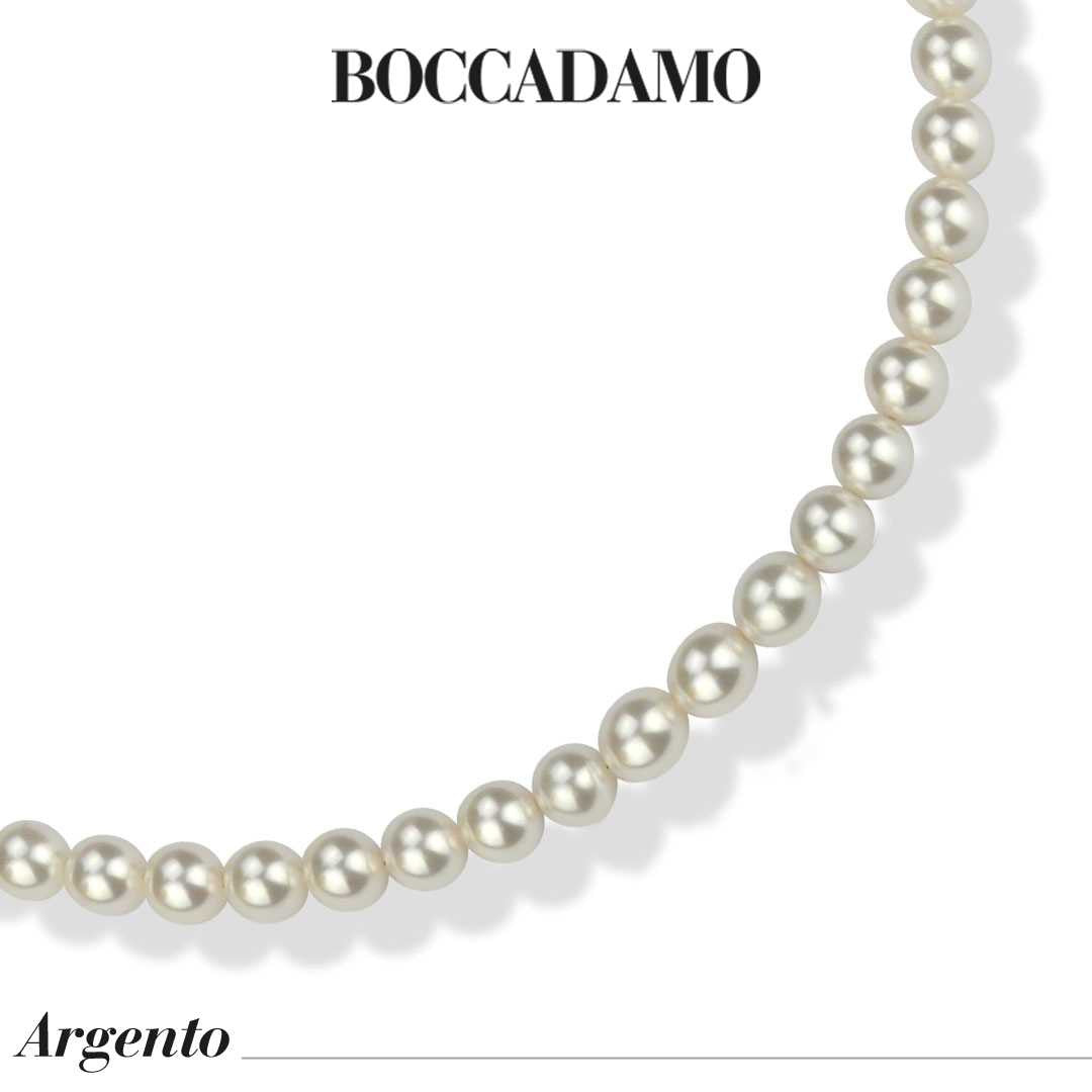 Collana Boccadamo in argento con perle
