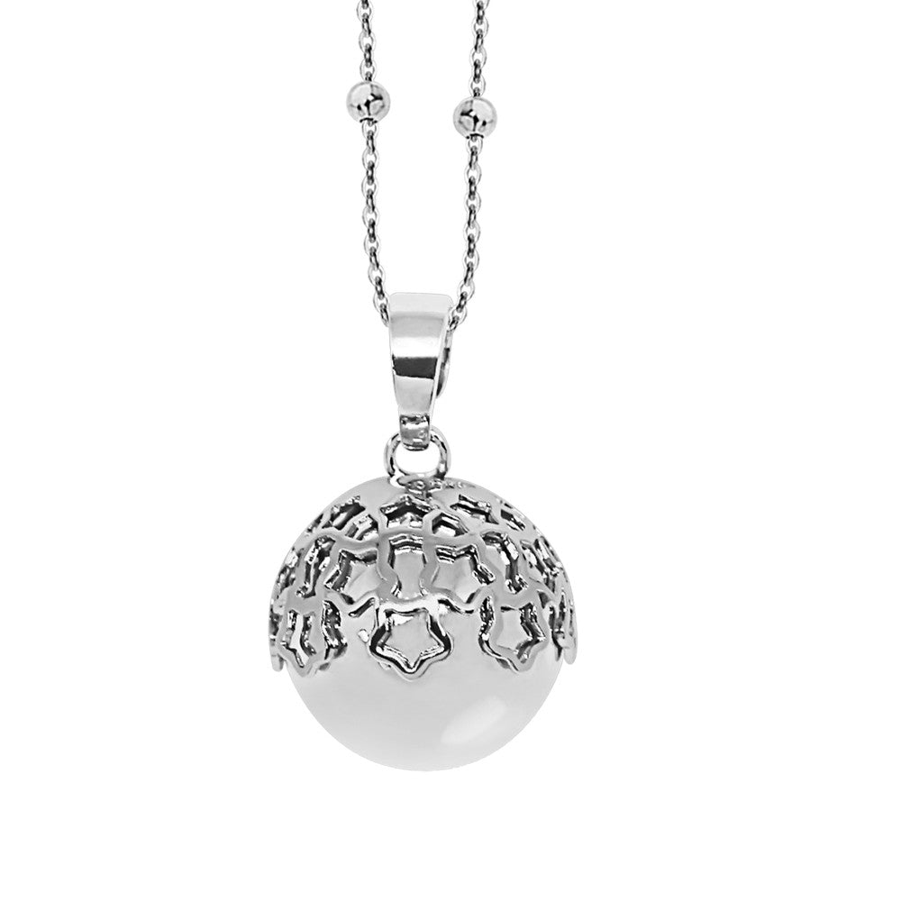 Collana Boccadamo in acciaio con pendente sonoro