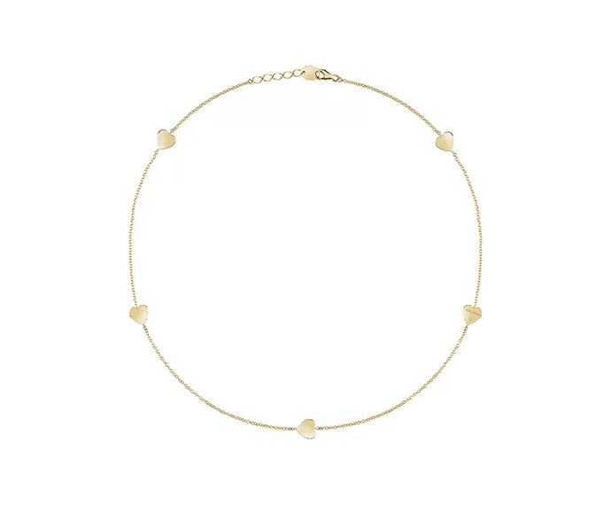 Collana Salvini I Segni 9 kt cuore in oro giallo con diamante