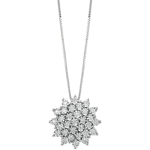Collana Bliss Dream in oro bianco con diamanti