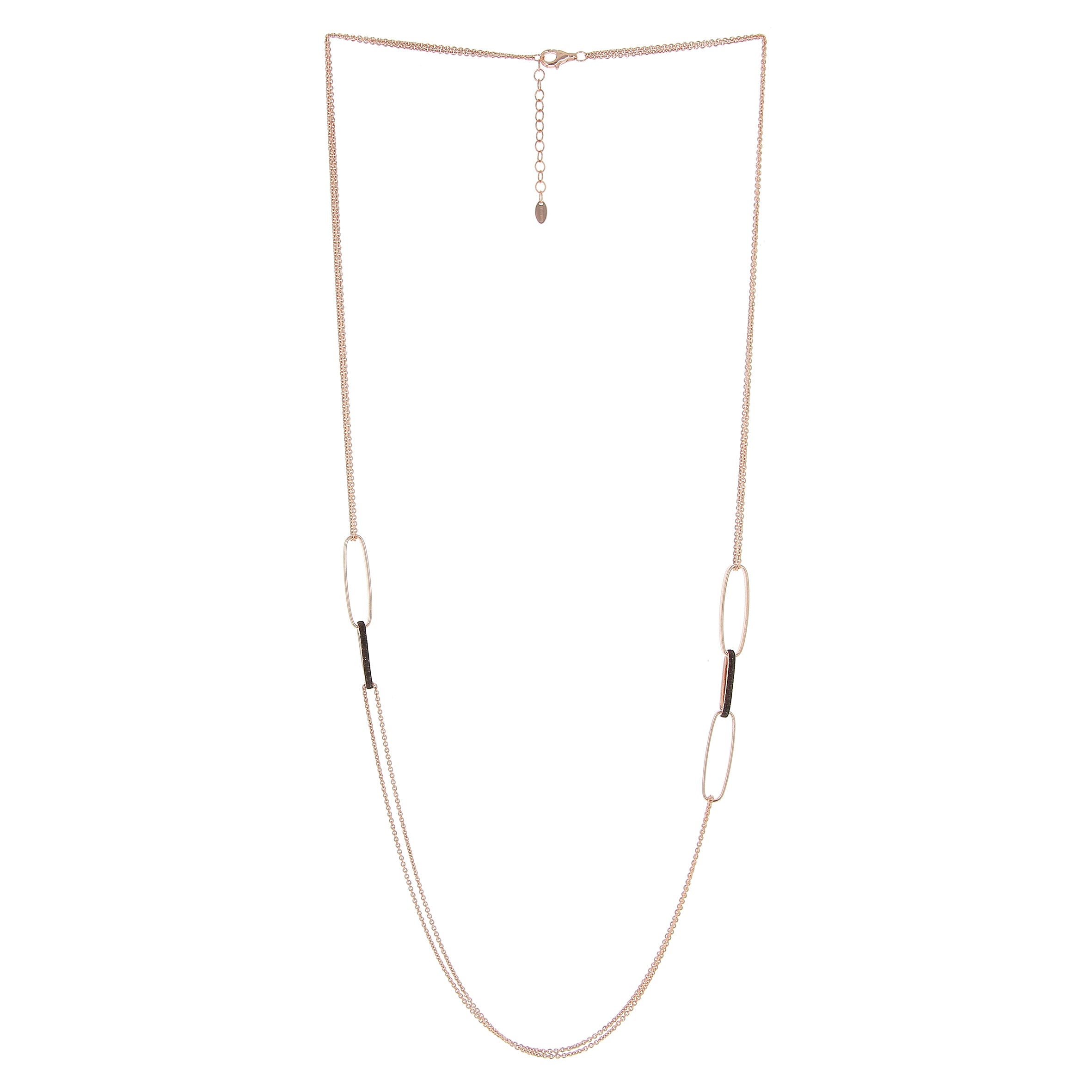 Collana Pesavento Polvere di Sogni in argento laminato rosa