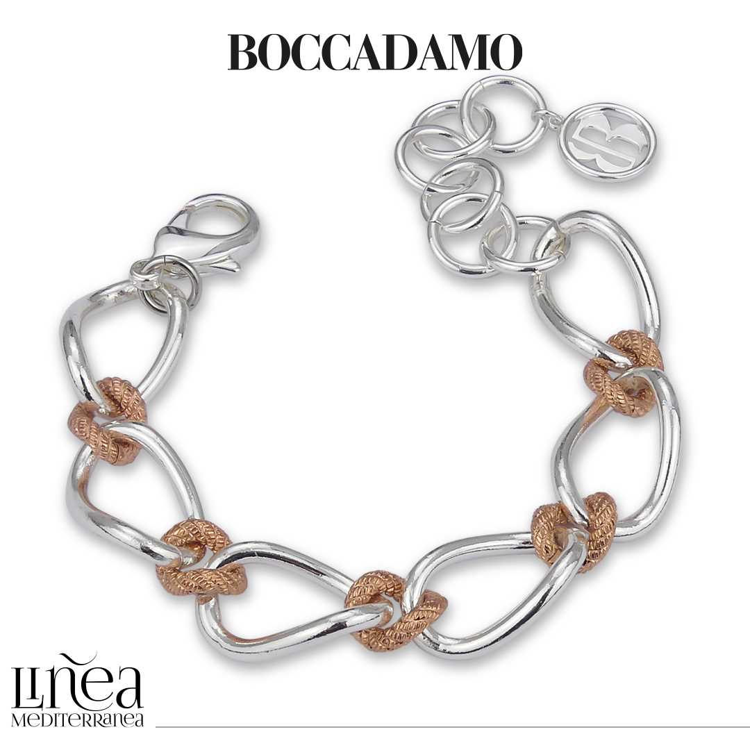 Bracciale Boccadamo in acciaio bicolore