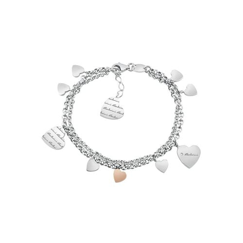 Bracciale Salvini Just in oro rosa e argento con diamante