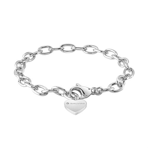 Bracciale Salvini Charms of love in argento con diamante