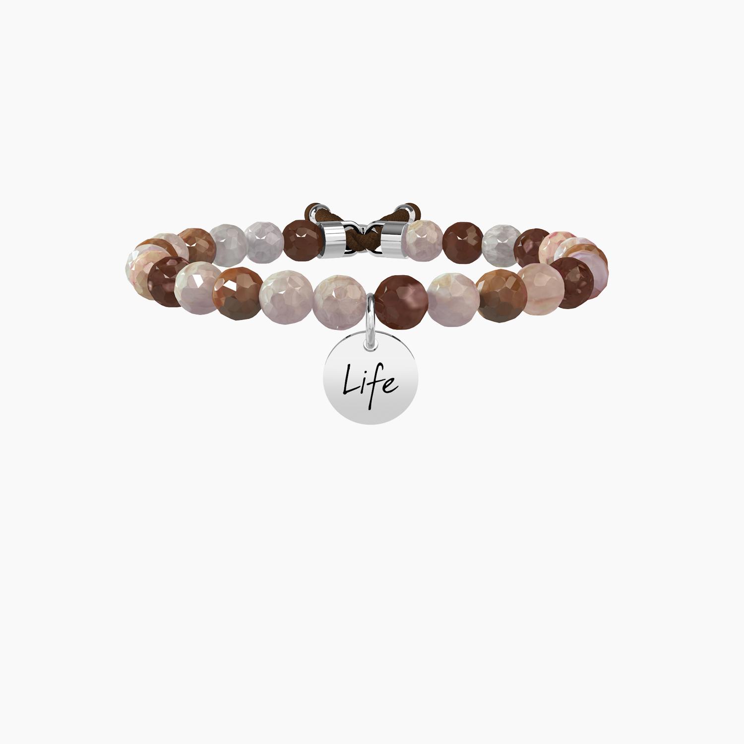 Bracciale Kidult Agata Marrone