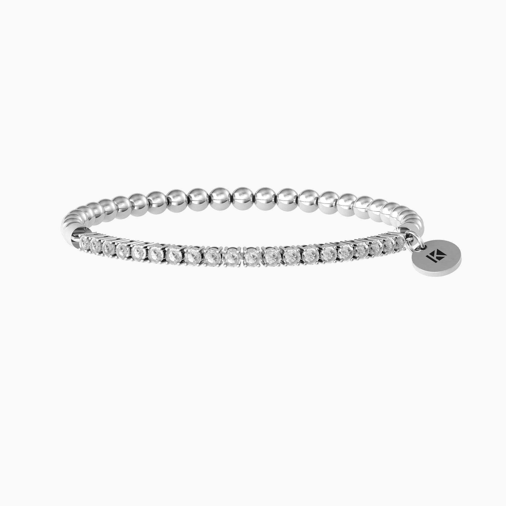 Bracciale Kidult Zirconi Bianchi