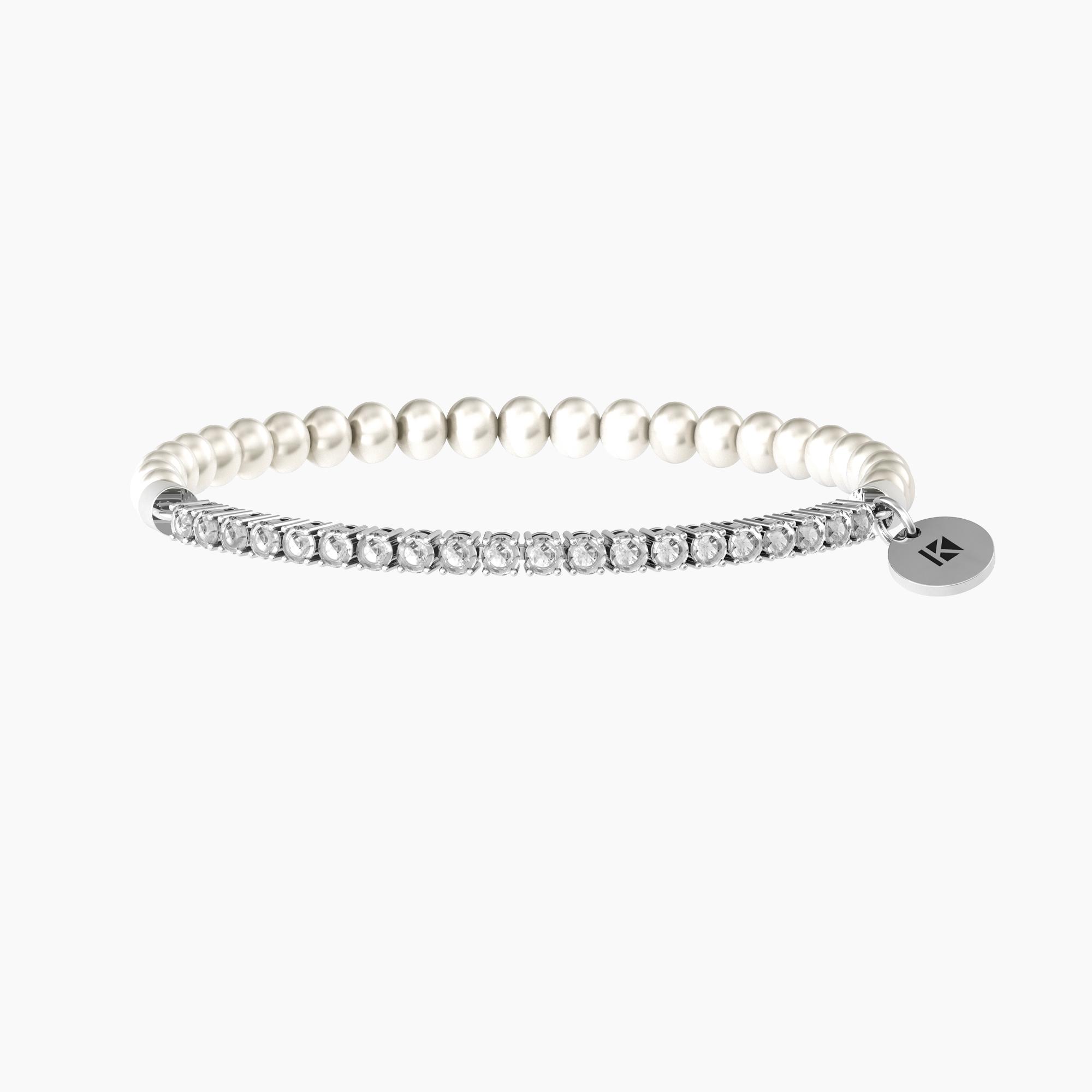 Bracciale Kidult Zirconi Perle