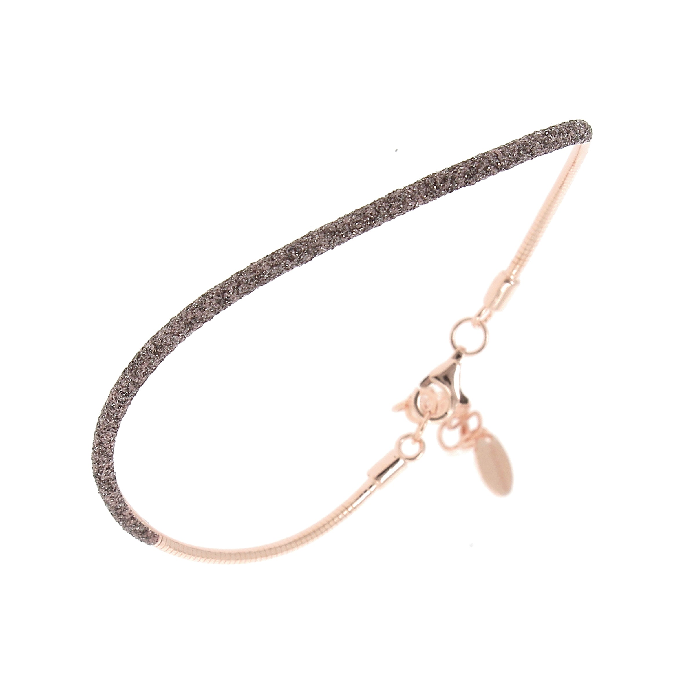 Bracciale Pesavento DNA Spring in argento laminato rosa