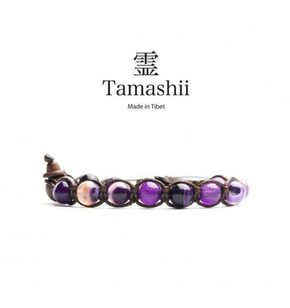 Bracciale Tamashii Agata Viola Striata