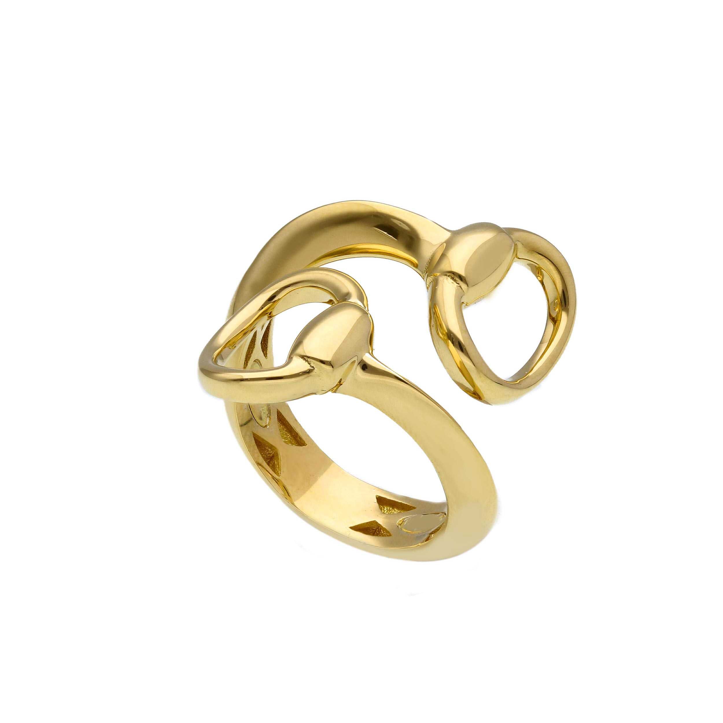 Anello Abeni in oro giallo 18k