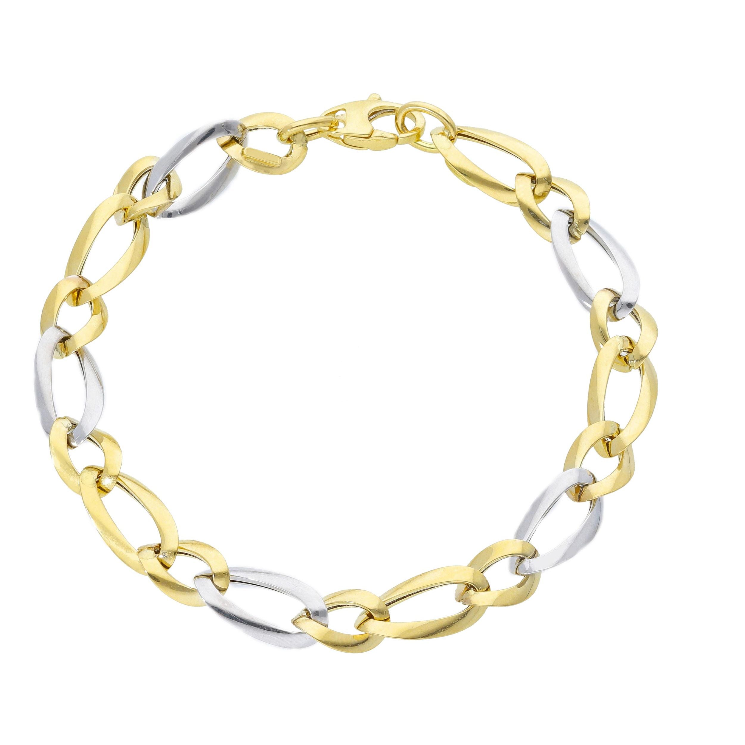 Bracciale Abeni in oro bianco e giallo 18K