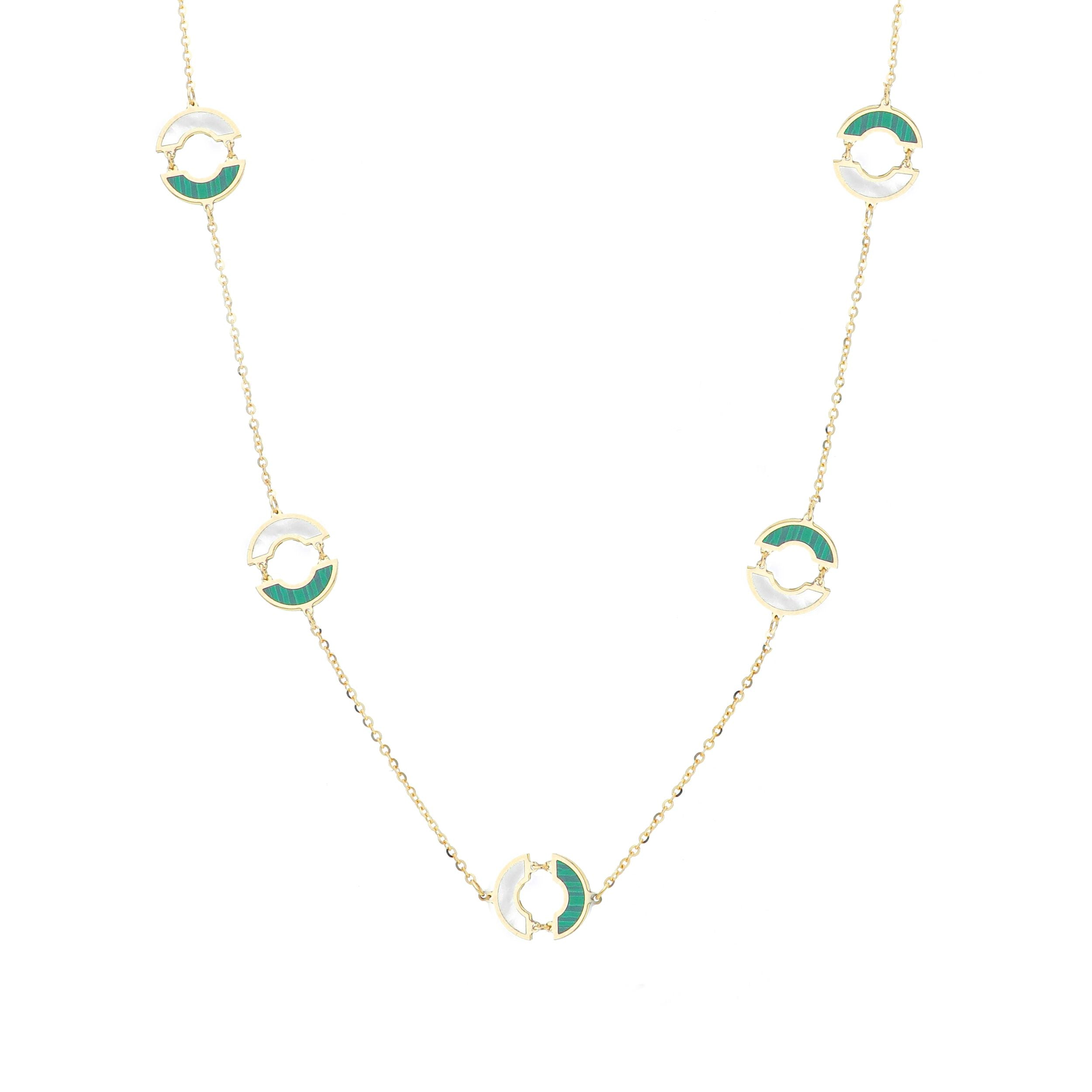Girocollo Abeni in oro giallo 18k