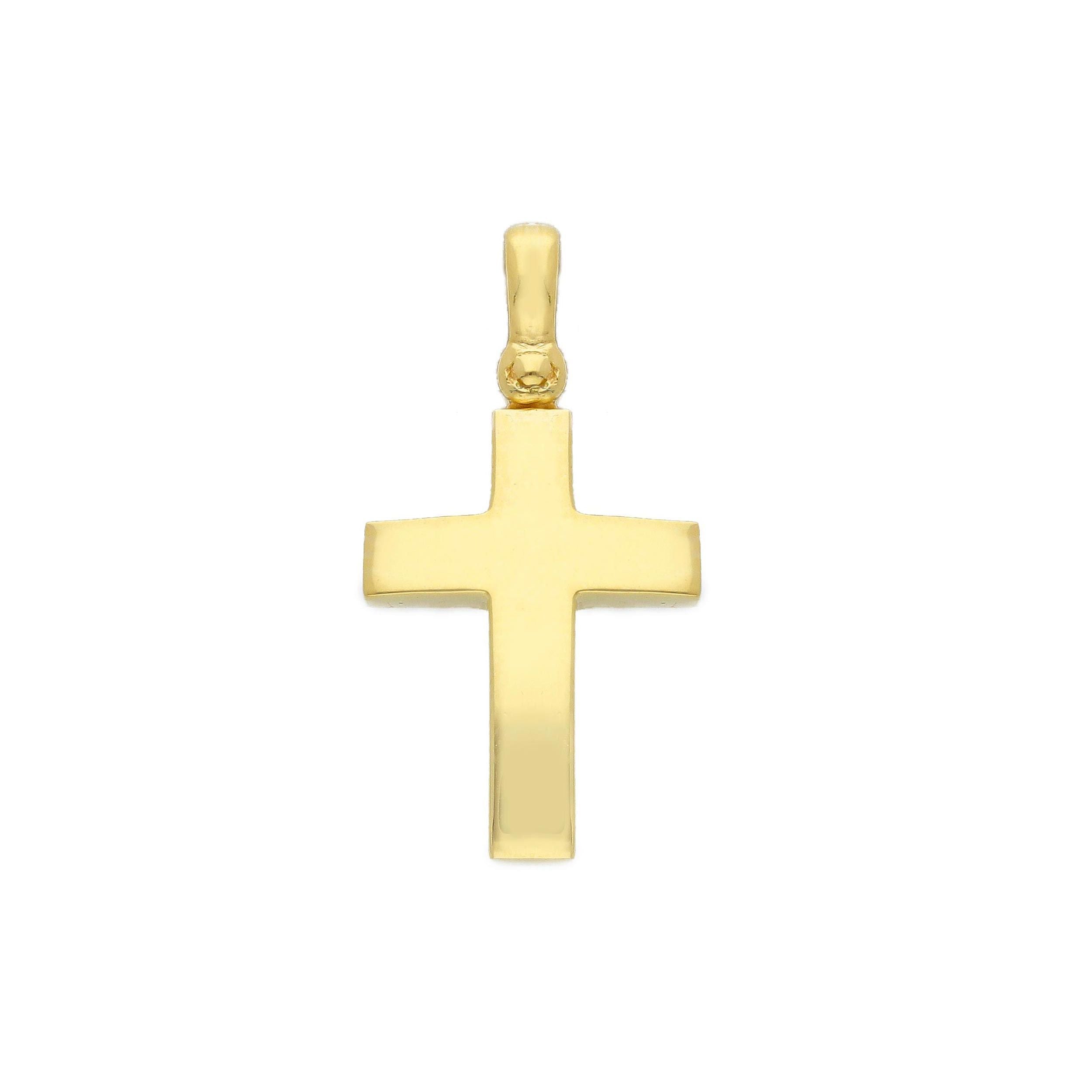 Ciondolo croce Abeni in oro giallo 18K