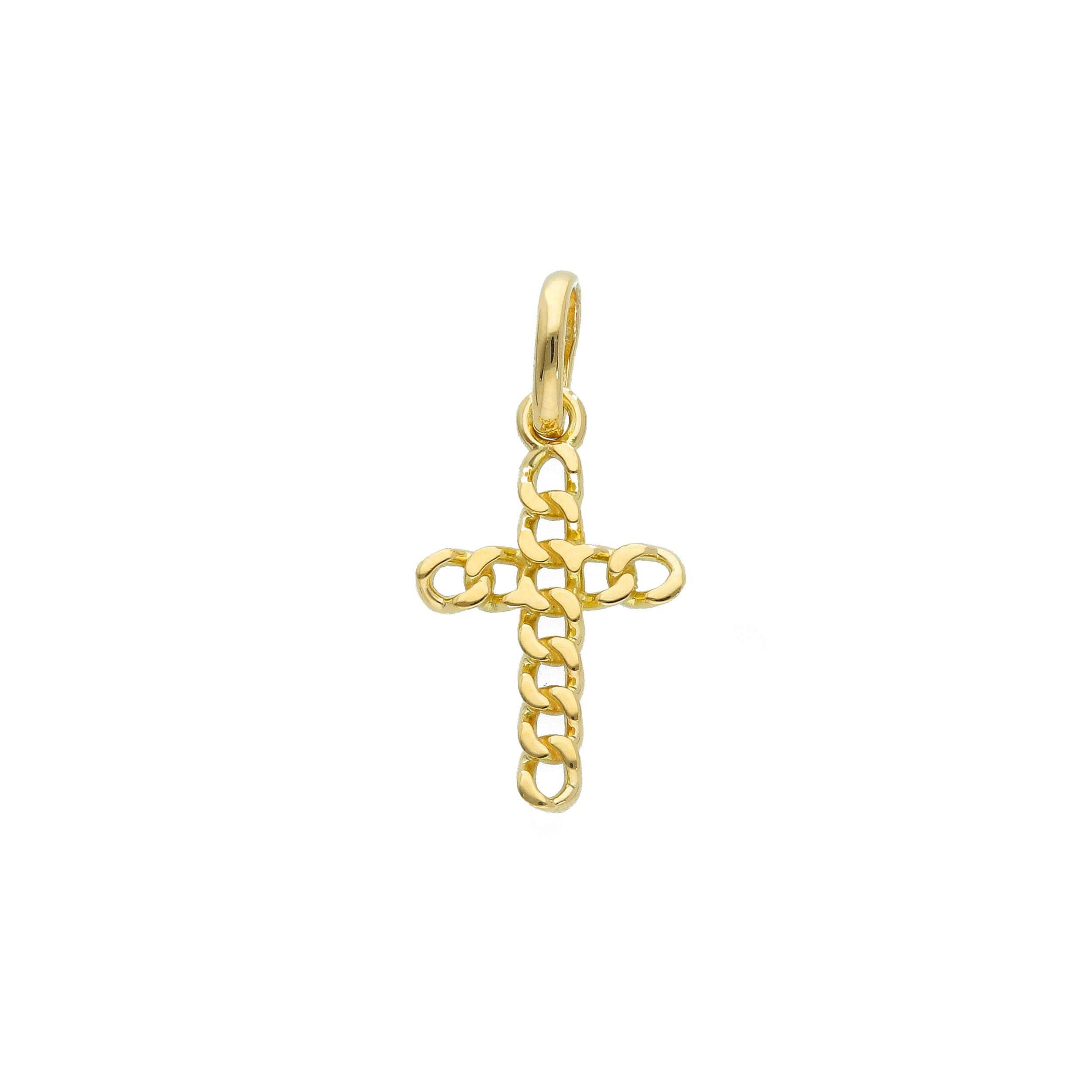 Ciondolo croce Abeni in oro giallo 18K