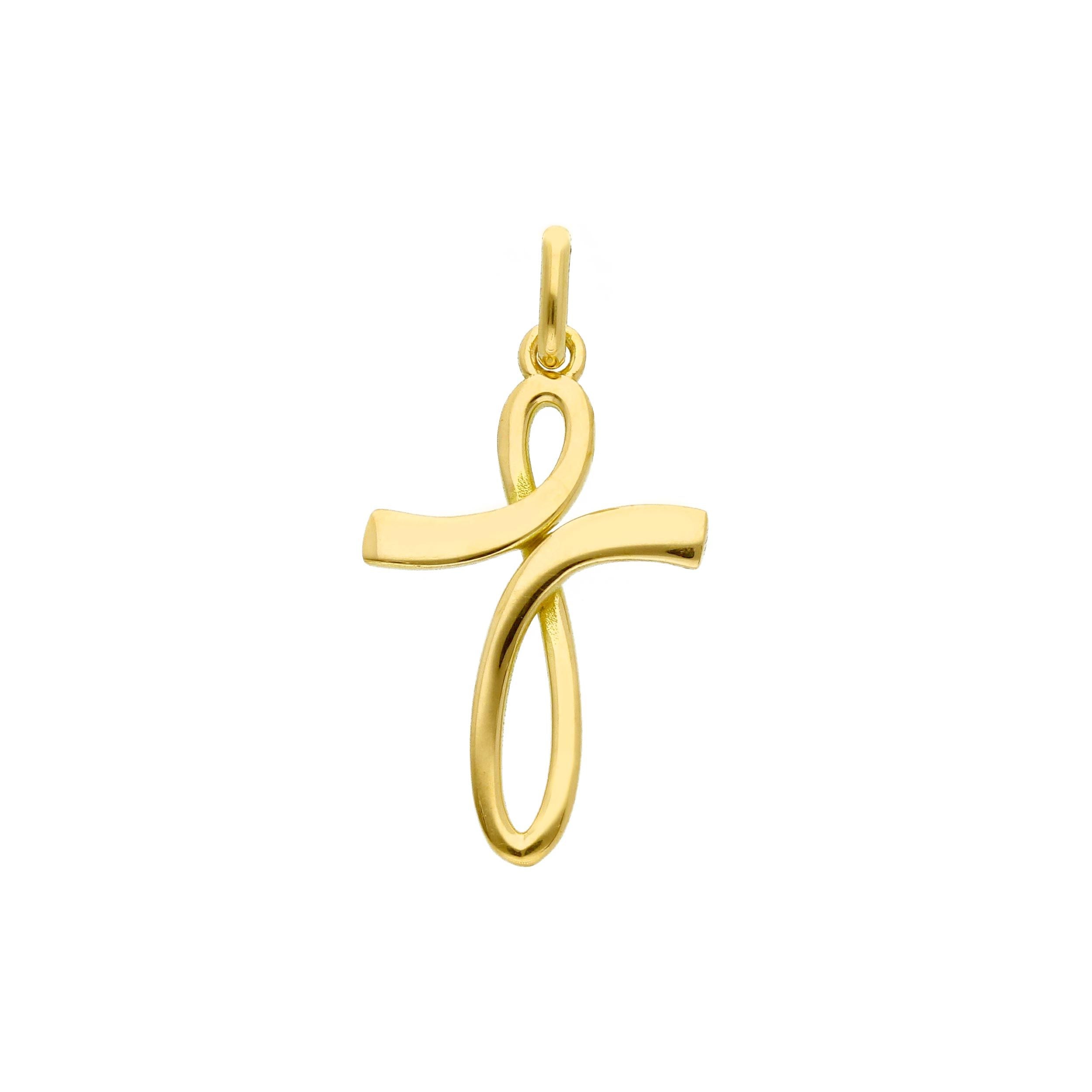 Croce Abeni in oro giallo 18k