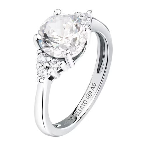 Anello Morellato Tesori in argento con zirconi misura 14