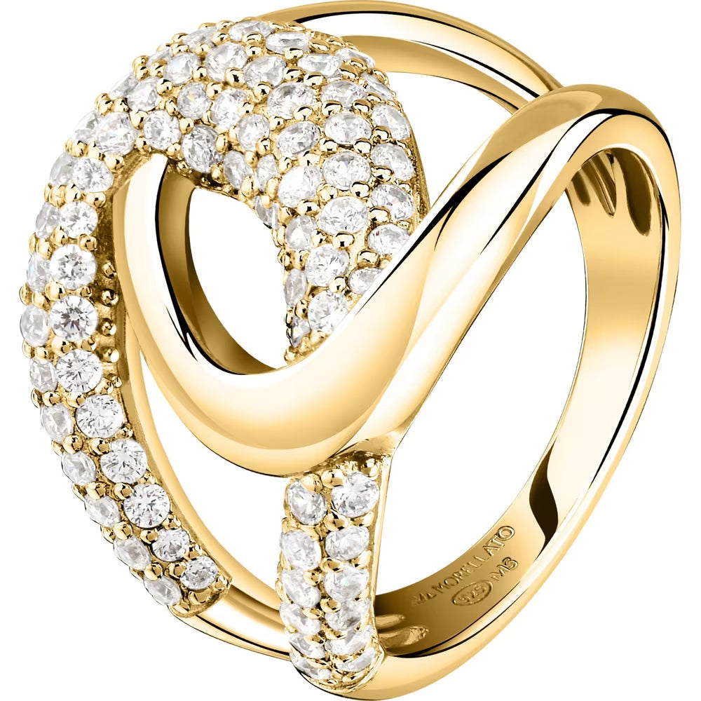 Anello Morellato Pavé in argento con zirconi