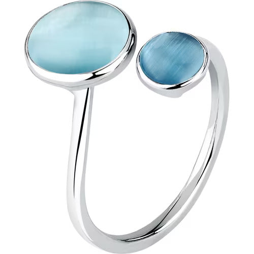 Anello Morellato Venezia in argento con pietre azzurre