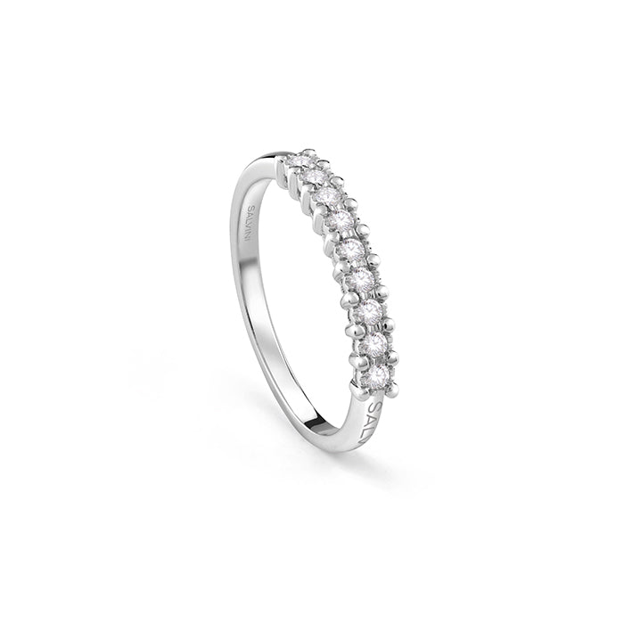 Anello Salvini Aria in oro bianco con diamanti