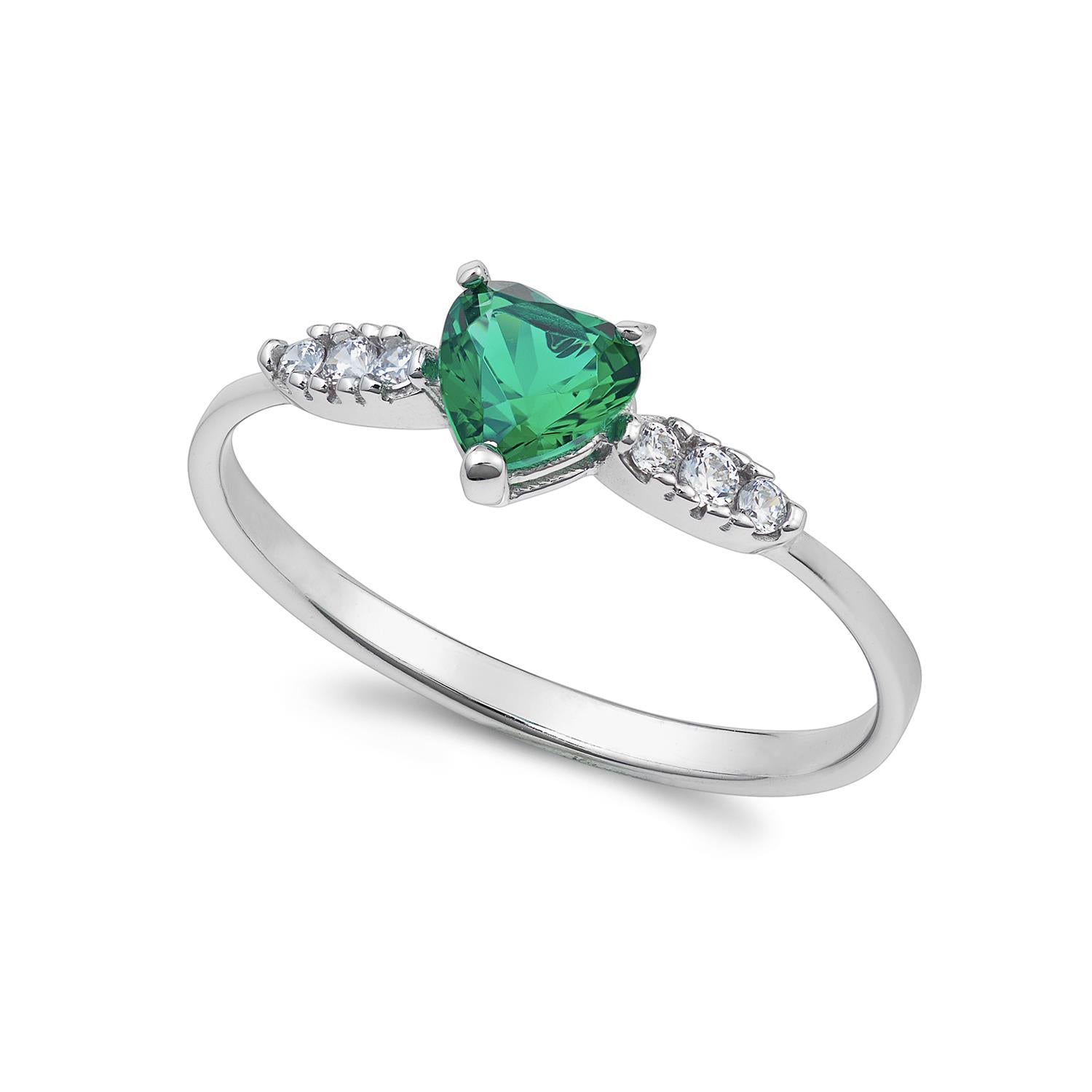 Anello Ambrosia Oro bianco 18 k e Zirconi